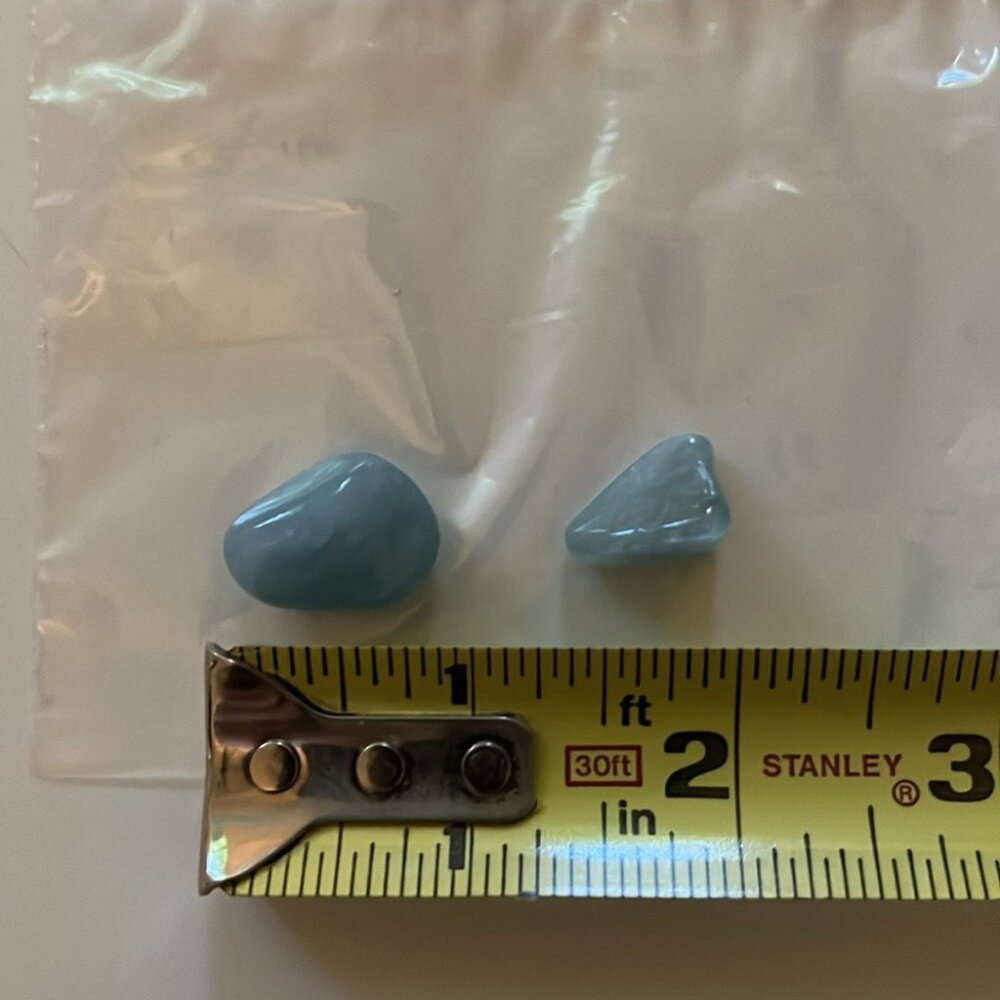 🔮 Polished Tumbled Stones (2 Pieces) • Healing Crystals • Jewelry Making • Ener